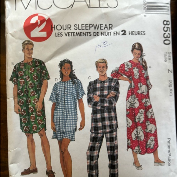 Lot of six vintage sewing patterns, men women, kids(6 patterns🪡🧵 - Picture 12 of 13